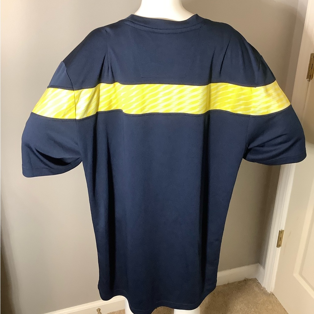 Adidas Michigan Wolverines Climalite Navy T-Shirt - Picture 5 of 7